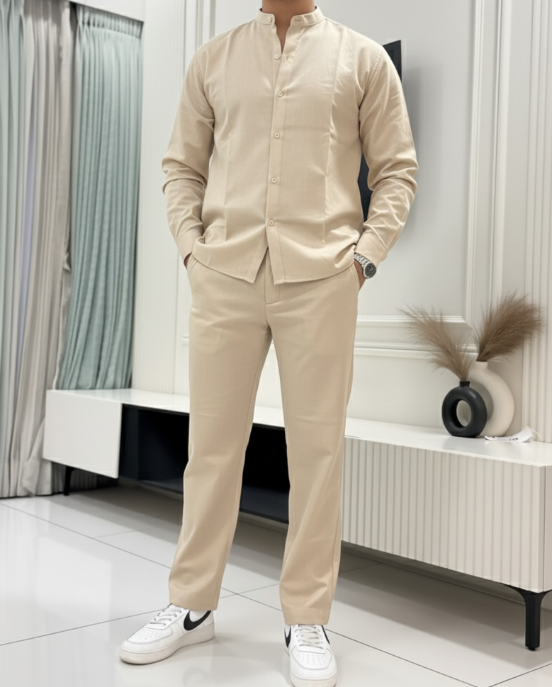 LINEN LUXE CO-ORD SET - PREMIUM EDITION