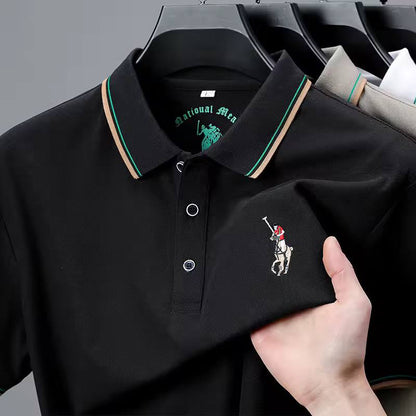 Emerald Rider Polo – Bold, refined, and timeless.