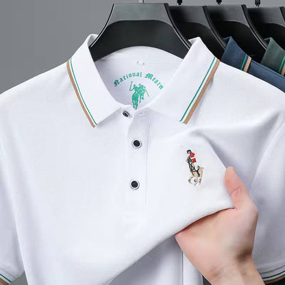 Emerald Rider Polo – Bold, refined, and timeless.