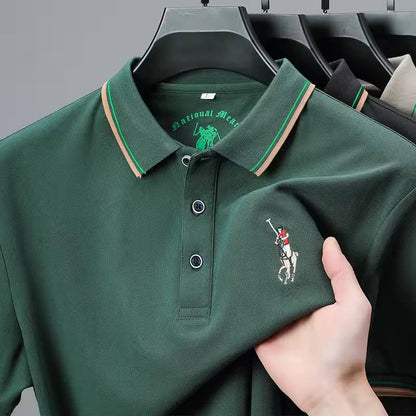 Emerald Rider Polo – Bold, refined, and timeless.