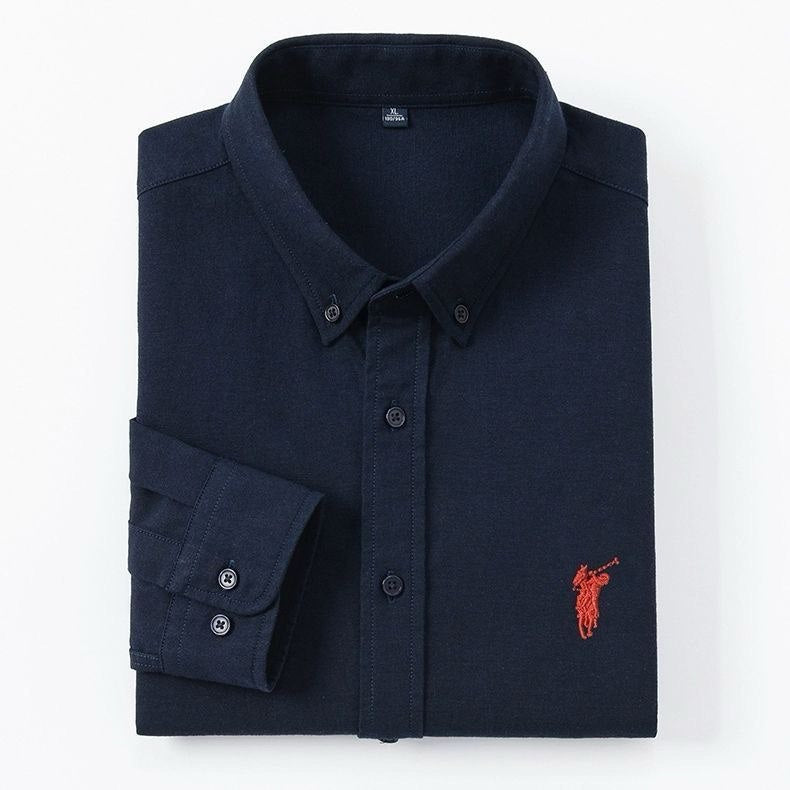 The Apex Cotton Polo Full Sleeve Shirt