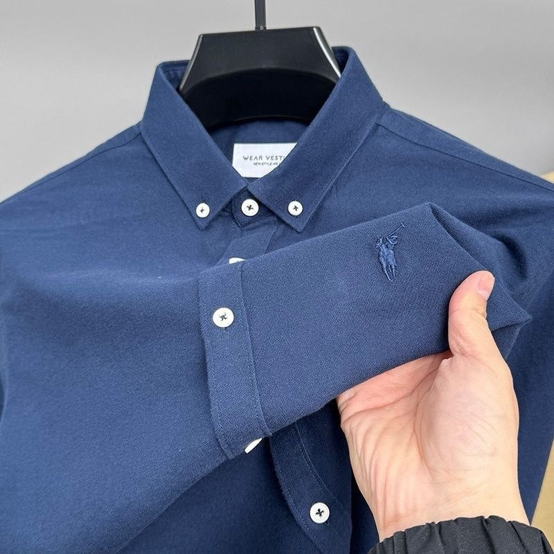 The Apex Cotton Polo Full Sleeve Shirt