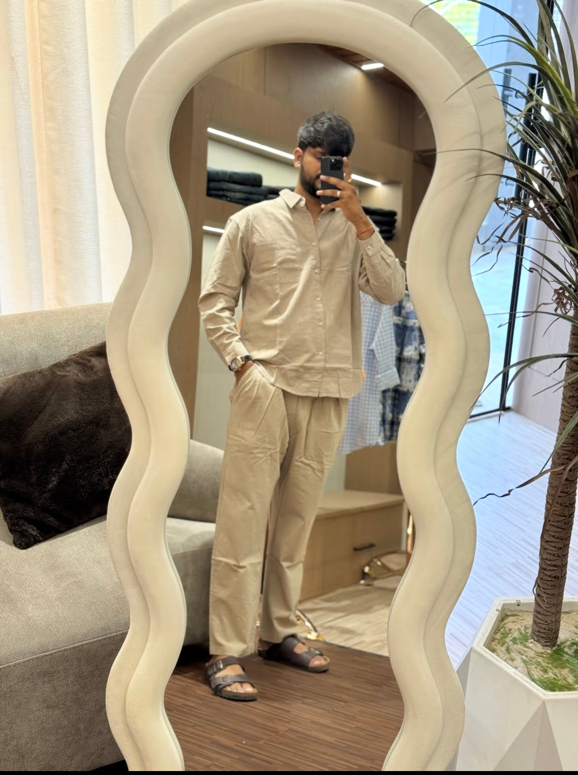 Coastline Linen Cord Casual Set