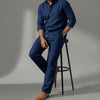 Coastal Top & Bottom Set Of Linen, Luxury And Style