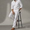 Coastal Top & Bottom Set Of Linen, Luxury And Style