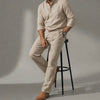 Coastal Top & Bottom Set Of Linen, Luxury And Style