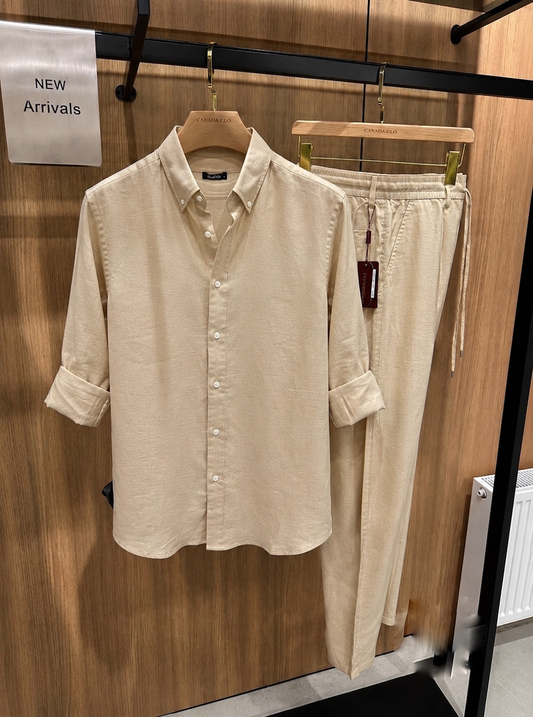 Pure Linen Two-Piece Co-Ord Set