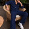 Men's Relaxed Fit Linen Set