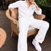 Men's Relaxed Fit Linen Set