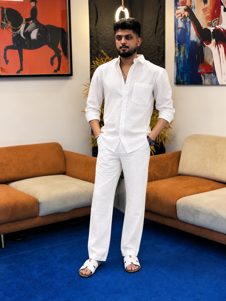 Refined Linen Co-Ord Set