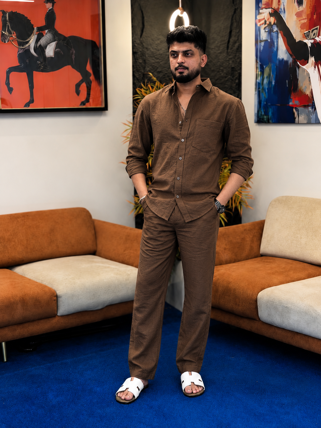 Refined Linen Co-Ord Set