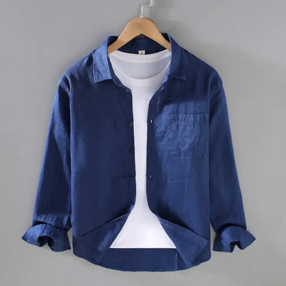 Blue Linen Shirt