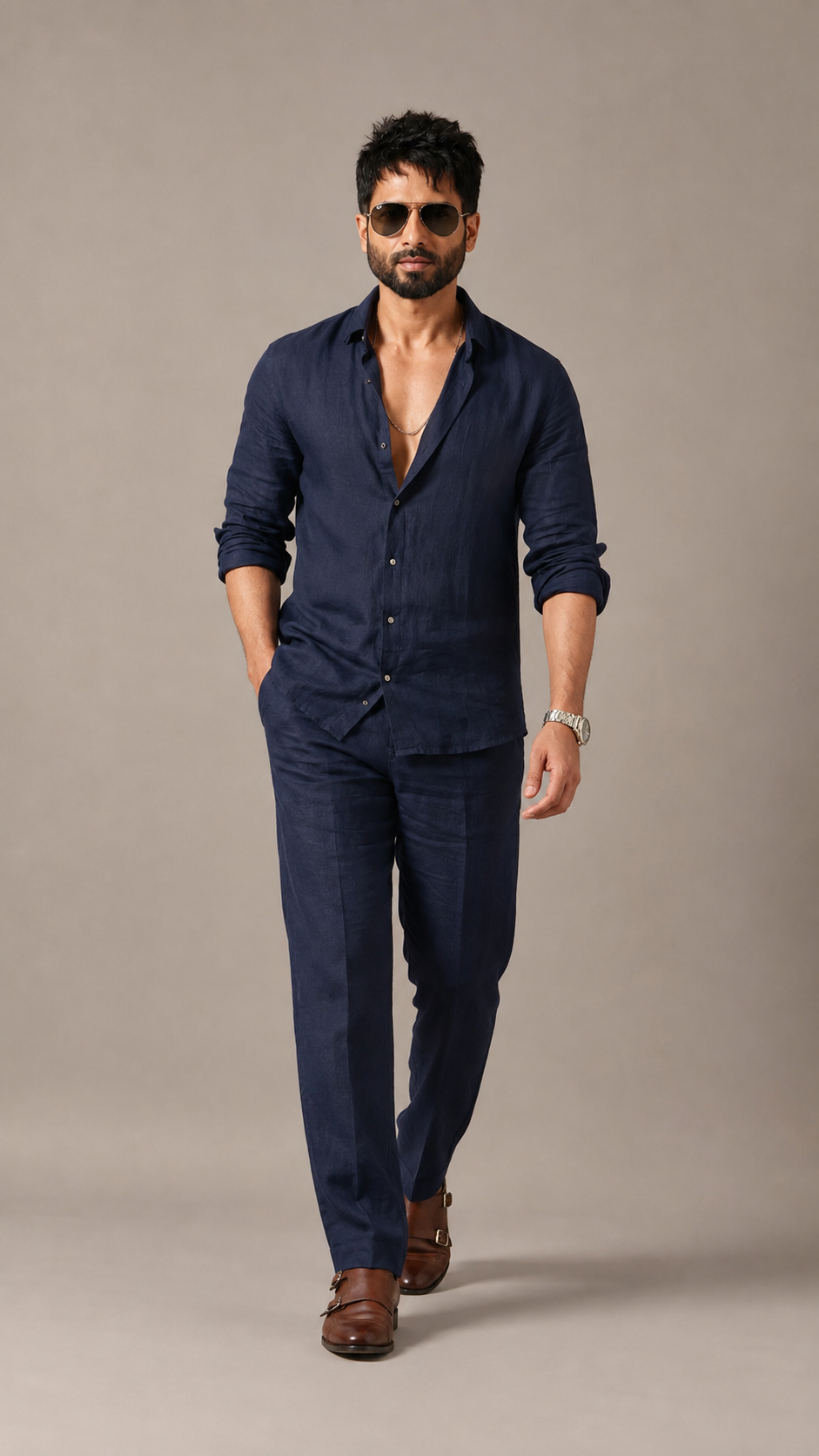 Luxe Linen Cord Casual Set