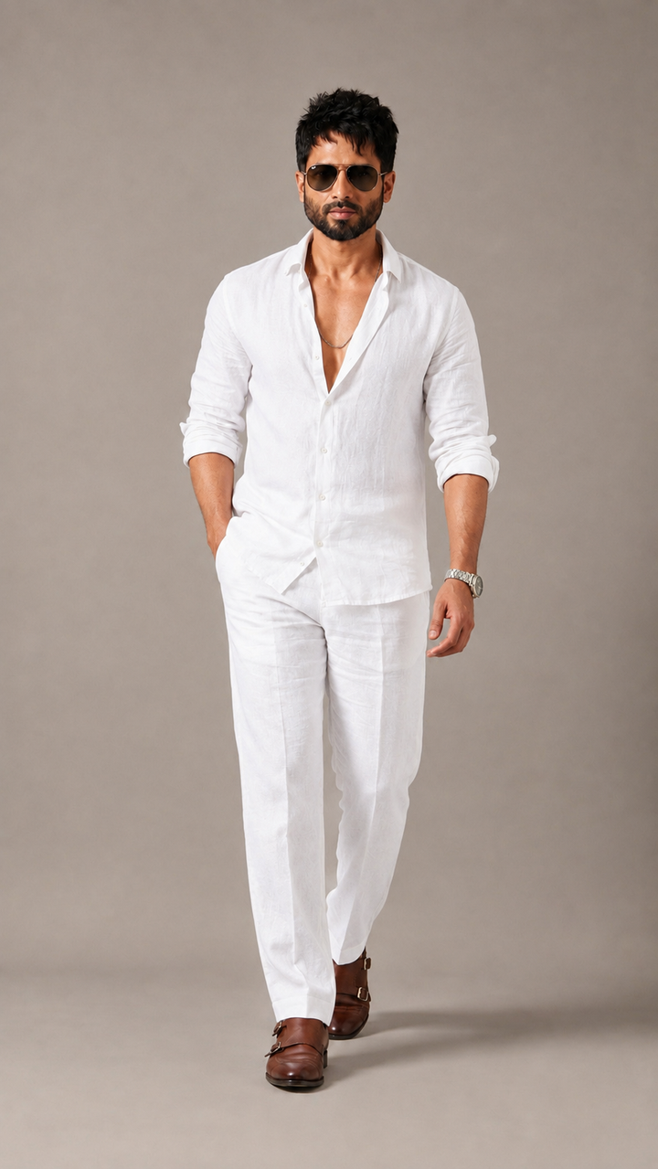 Luxe Linen Cord Casual Set