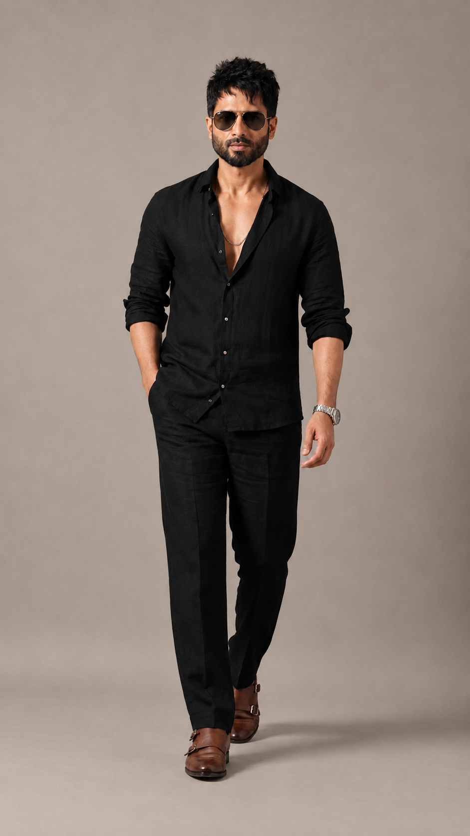 Luxe Linen Cord Casual Set