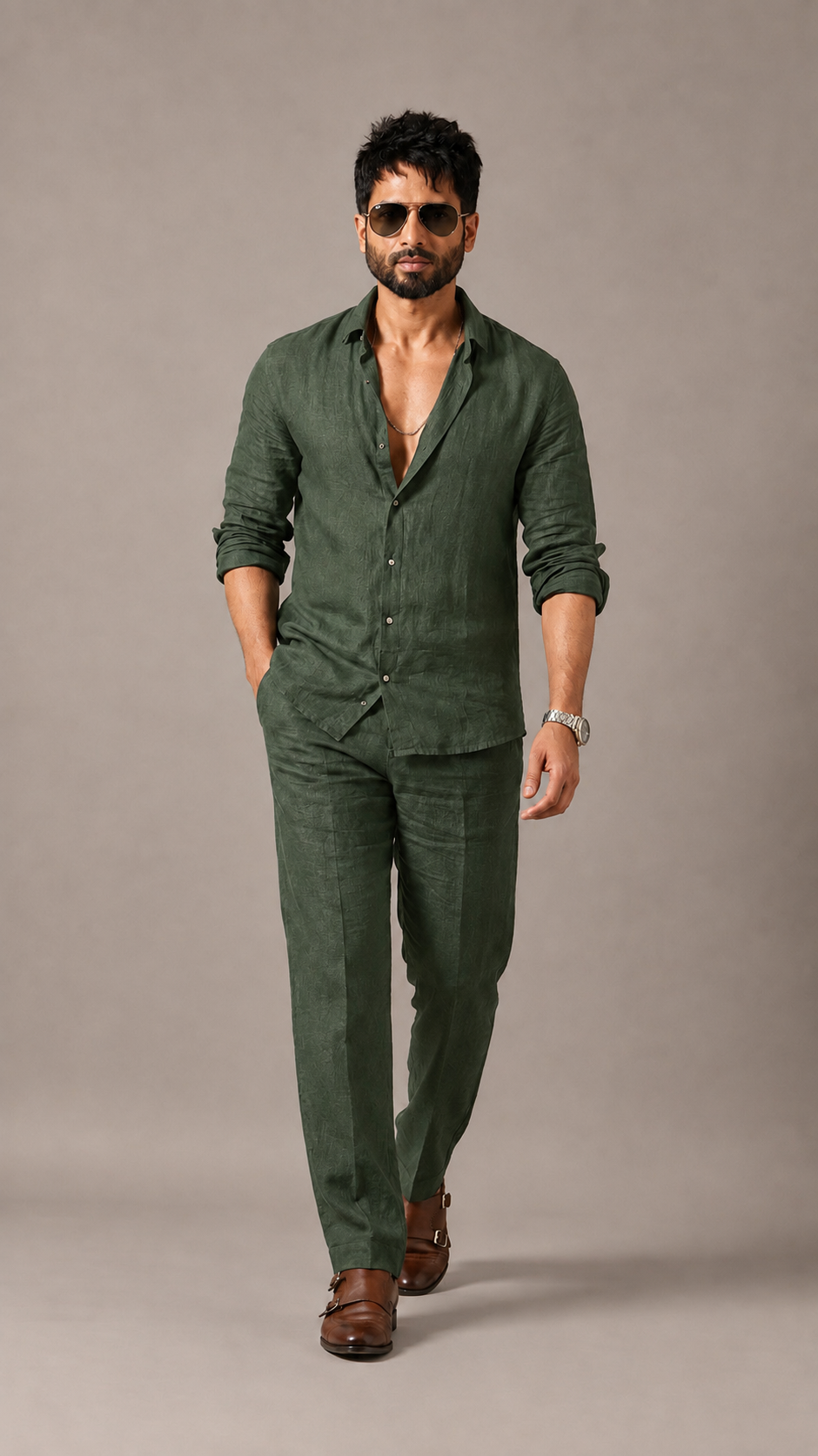 Luxe Linen Cord Casual Set