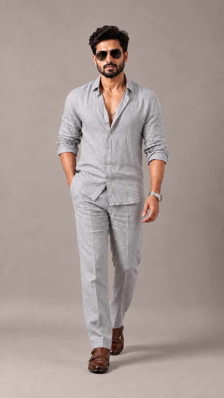Linen Aura Casual Set