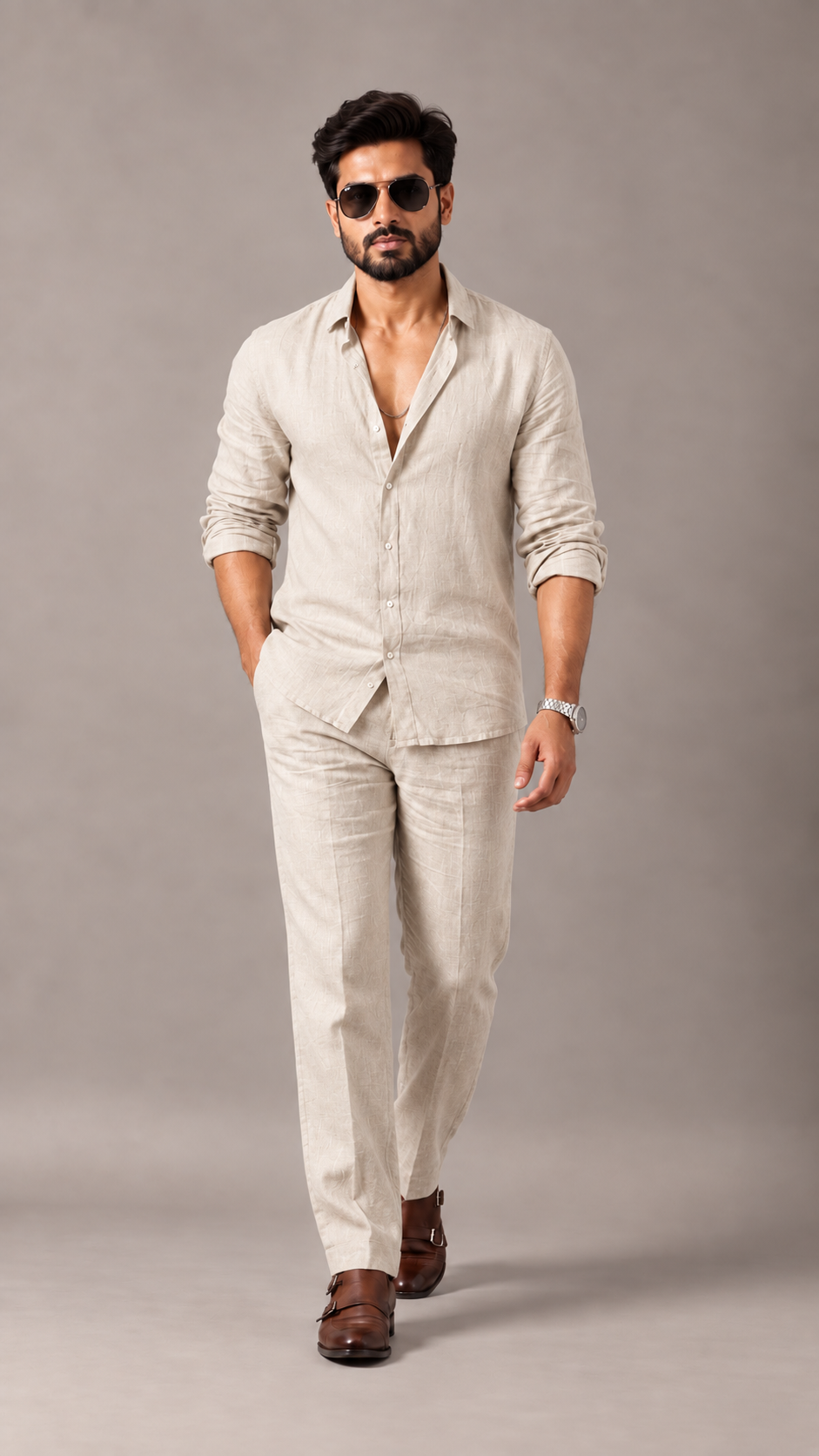 Linen Aura Casual Set