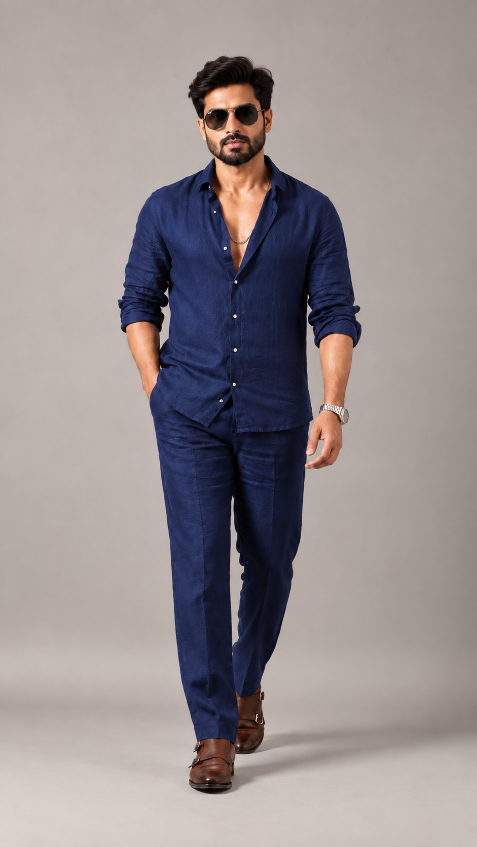 Linen Aura Casual Set
