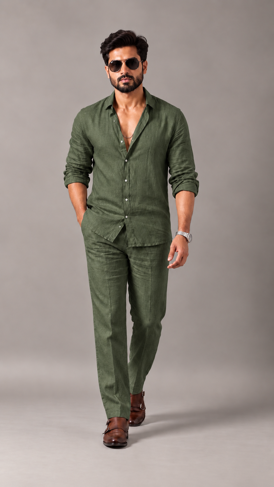 Linen Aura Casual Set