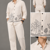 Signature Embroidered Linen Set