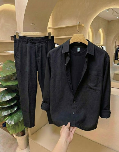 Linen Prime Top & Bottom Set