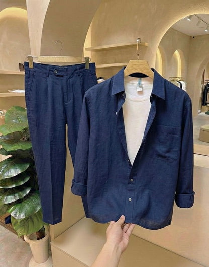 Linen Prime Top & Bottom Set