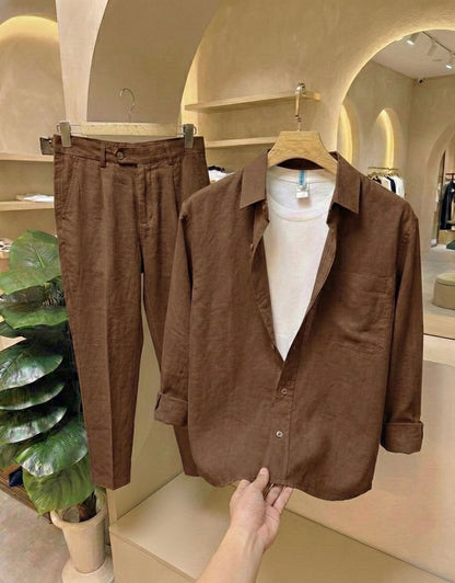 Linen Prime Top & Bottom Set