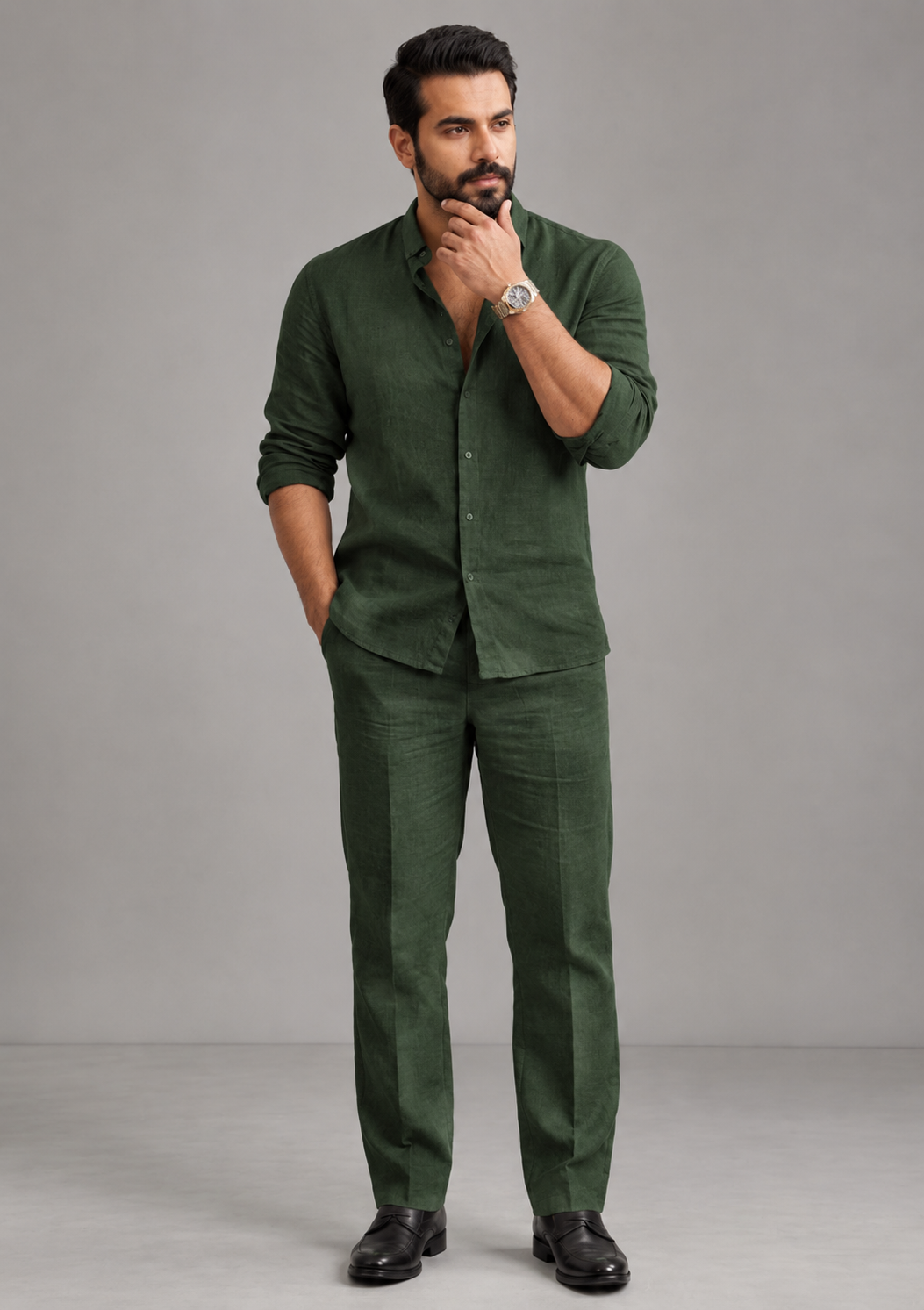 Royal Retreat Linen Co-Ord Set