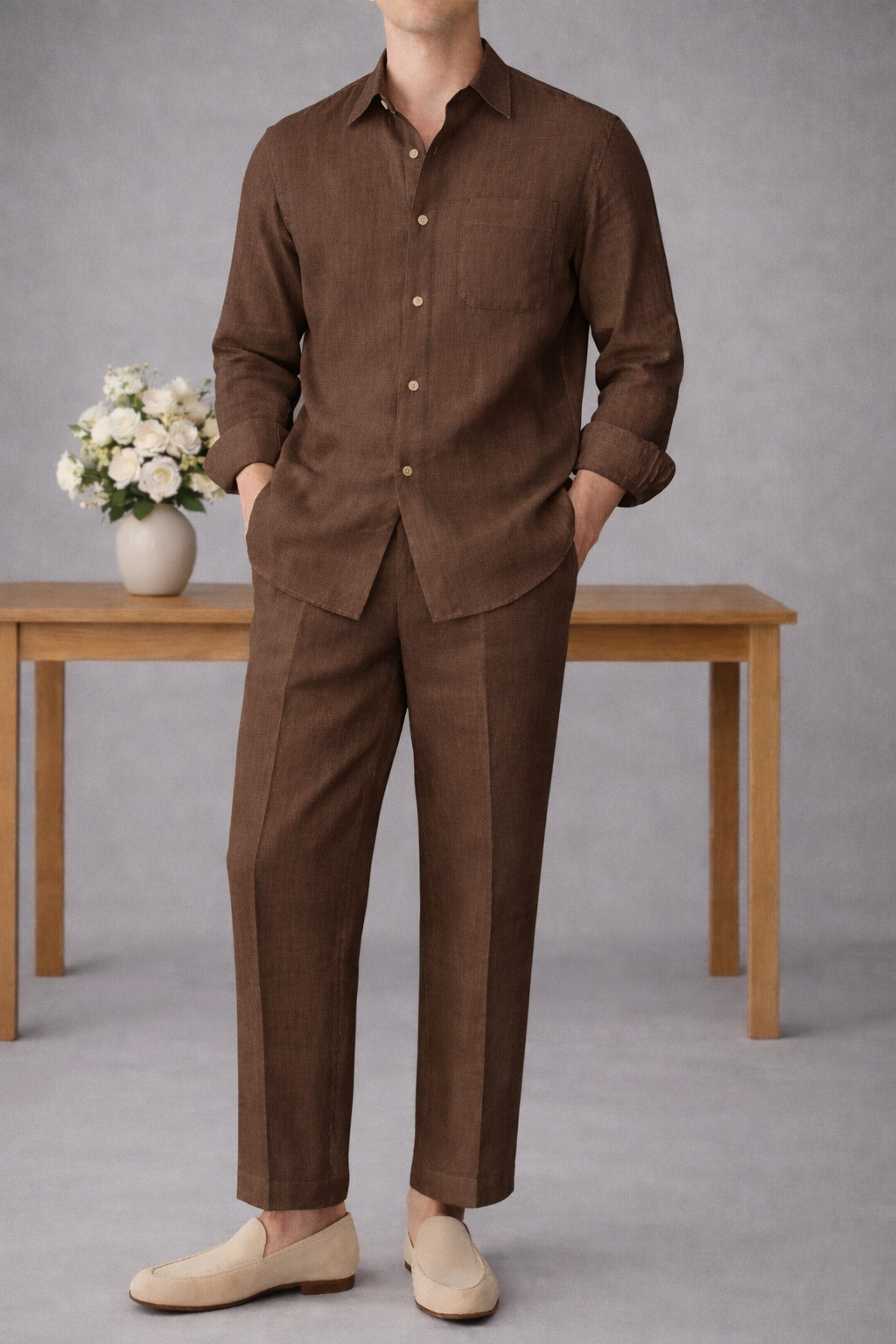Urban Linen Matching Set for Men