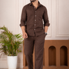 Men’s Classic Linen Shirt & Pant Set