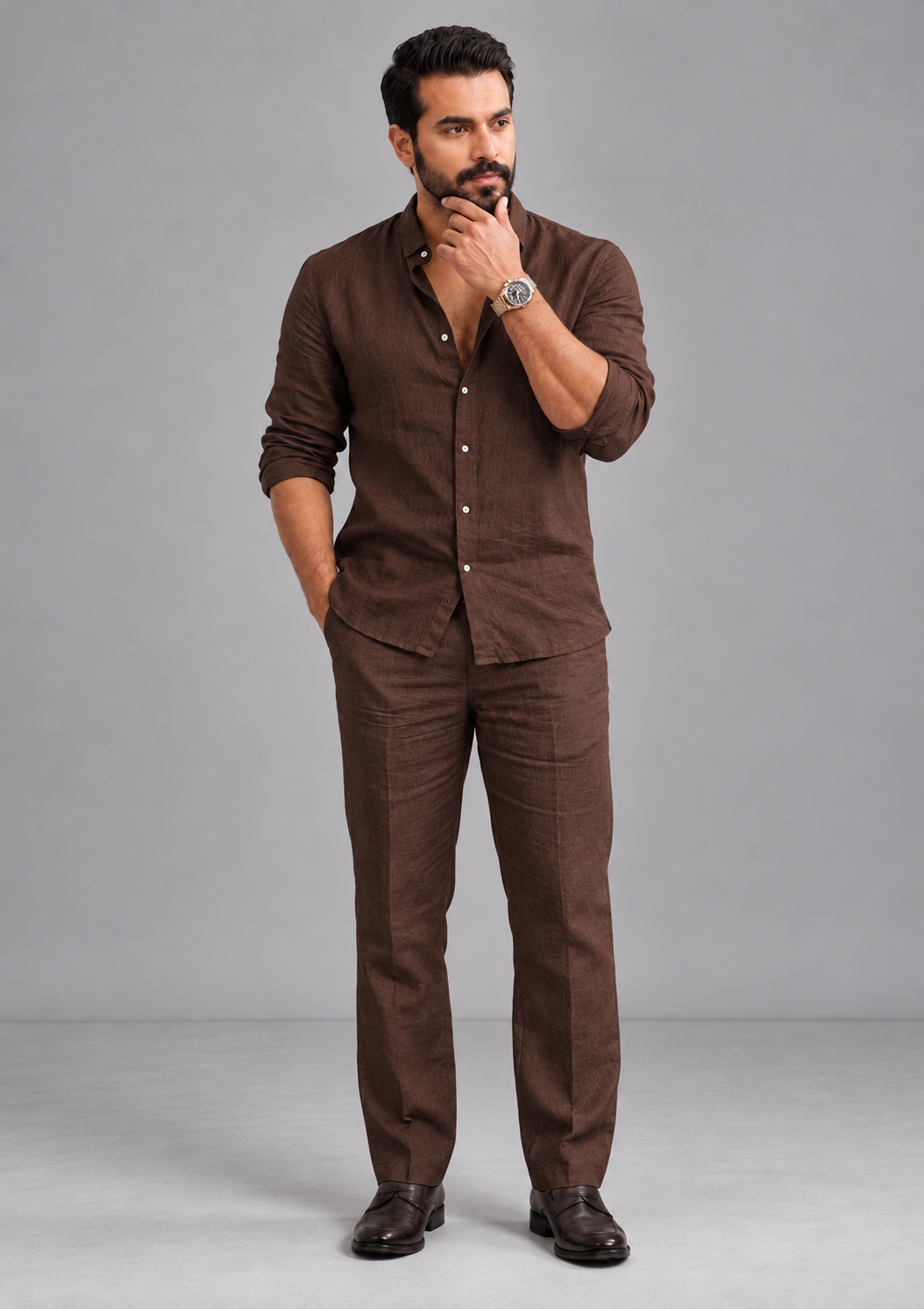 Royal Retreat Linen Co-Ord Set