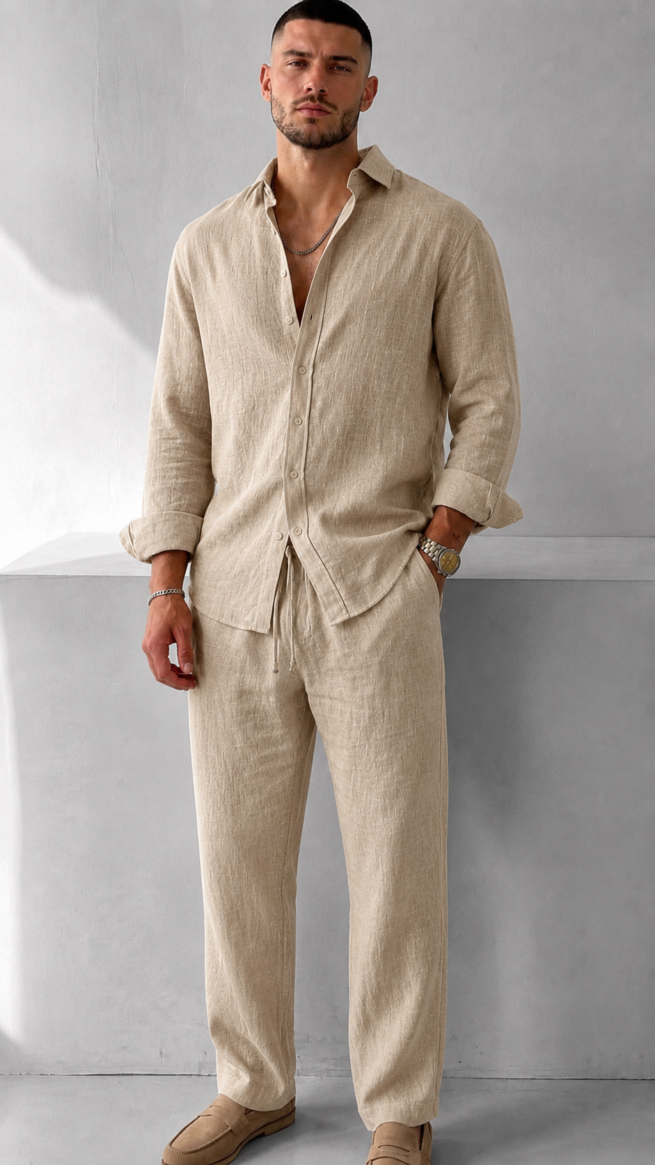 The Prime Men Linen Pair