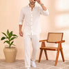 Relaxed Fit Linen Co-Ord Set