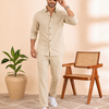 Relaxed Fit Linen Co-Ord Set