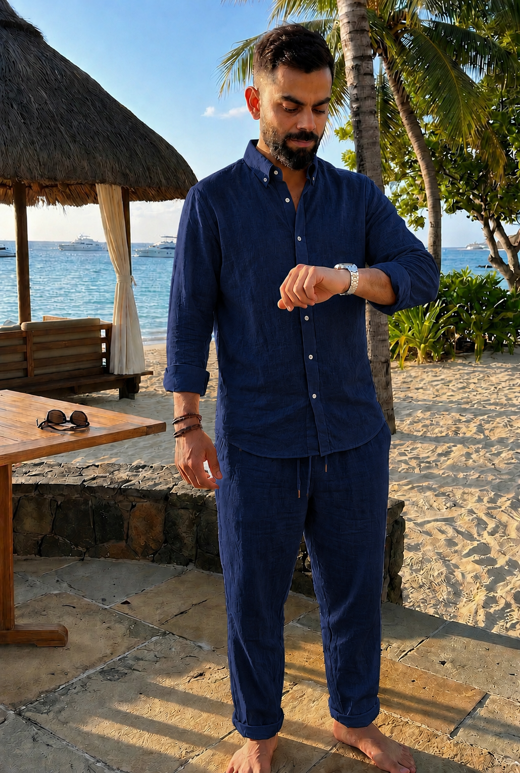 Premium Linen Co-Ord Set for Men