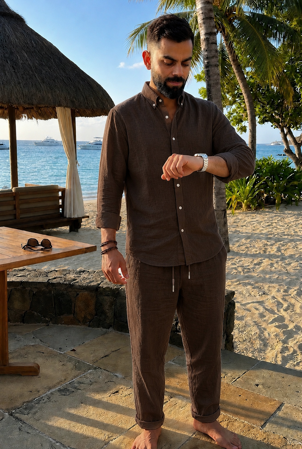 Premium Linen Co-Ord Set for Men