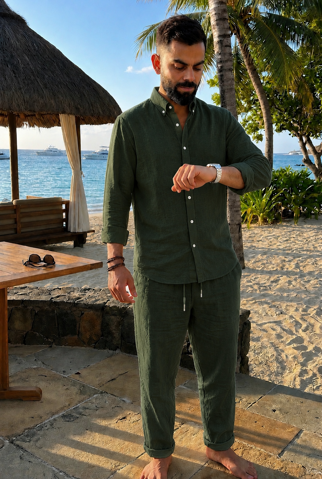 Premium Linen Co-Ord Set for Men