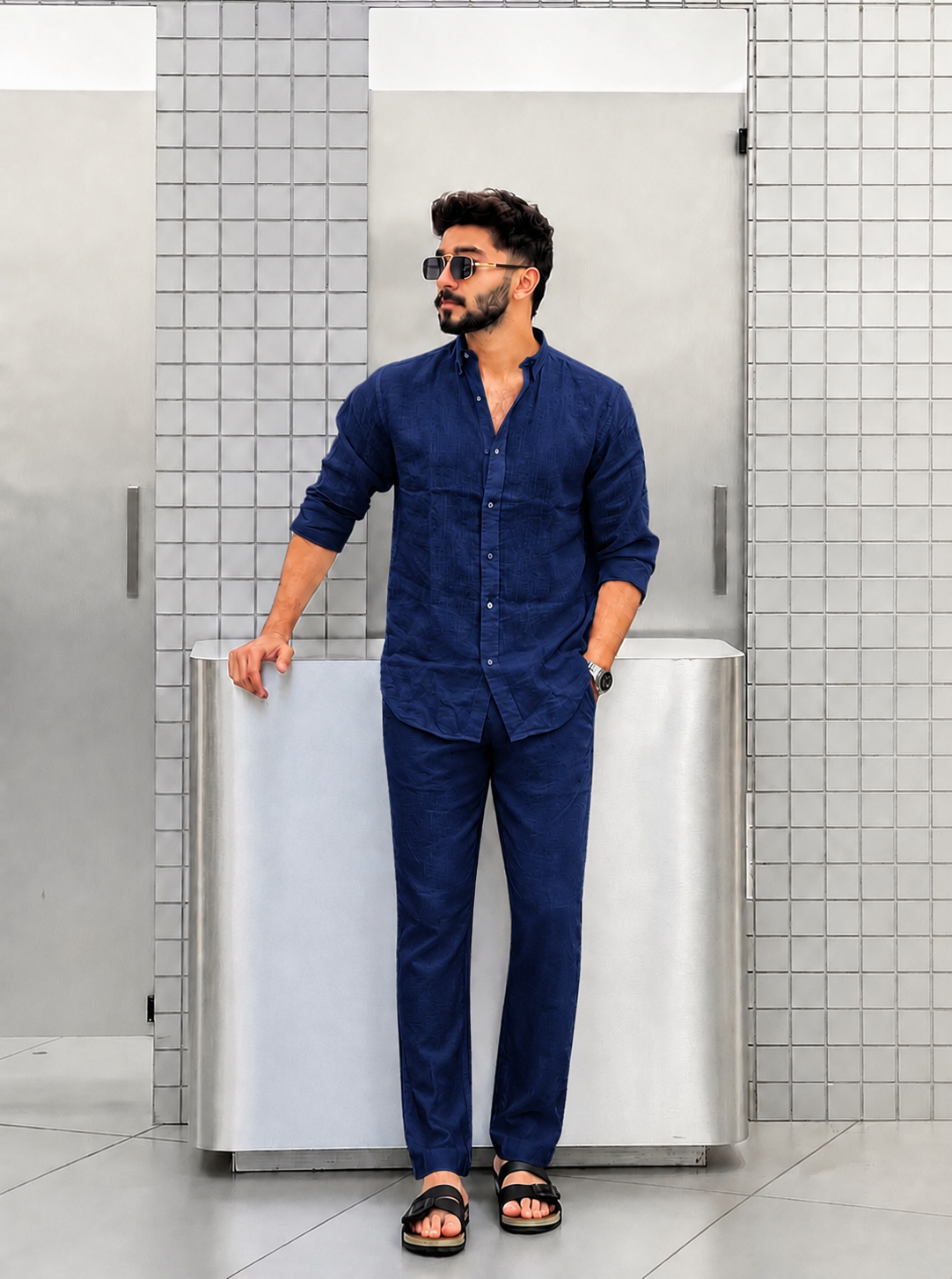 Men's Luxury Linen Shirt & Pant Set ✨