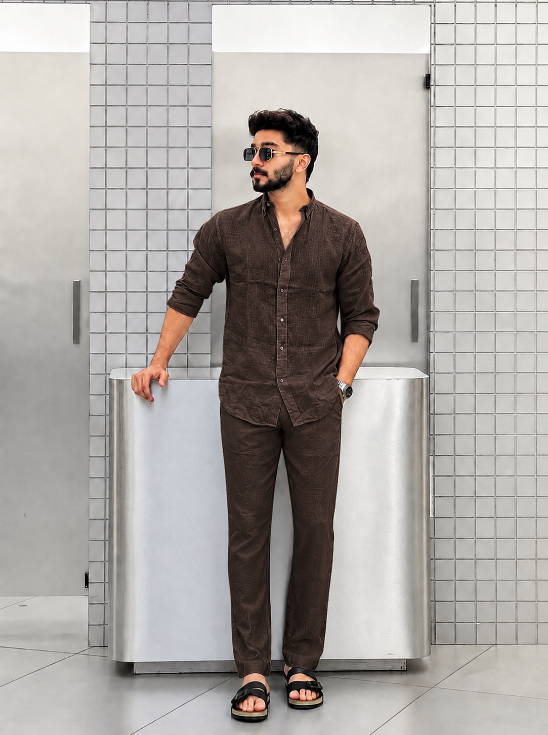 Men's Luxury Linen Shirt & Pant Set ✨