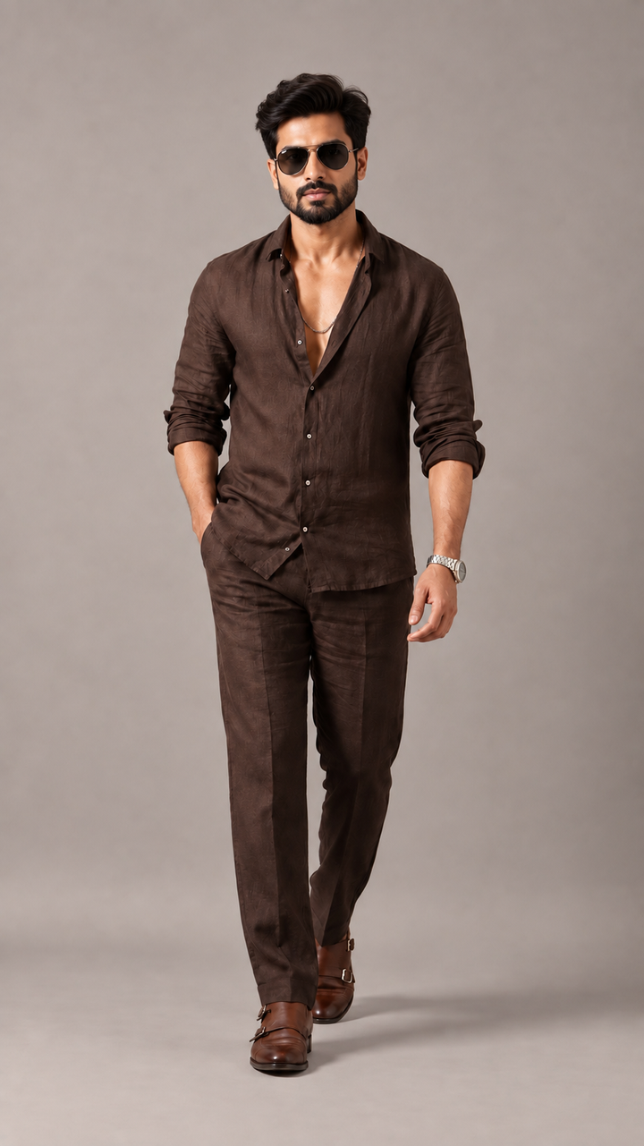 Linen Aura Casual Set