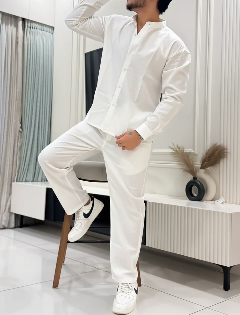 LINEN LUXE CO-ORD SET - PREMIUM EDITION
