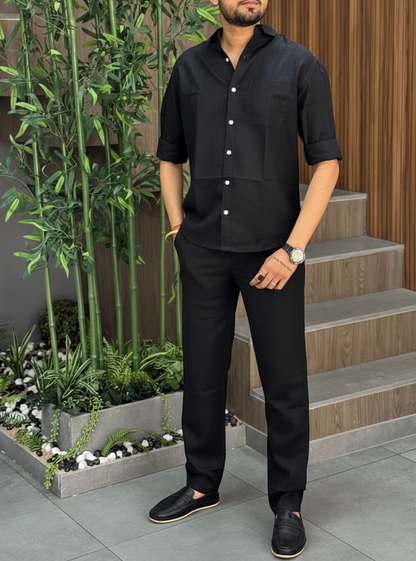 Linen Royale Co-ord Set – Signature Edition