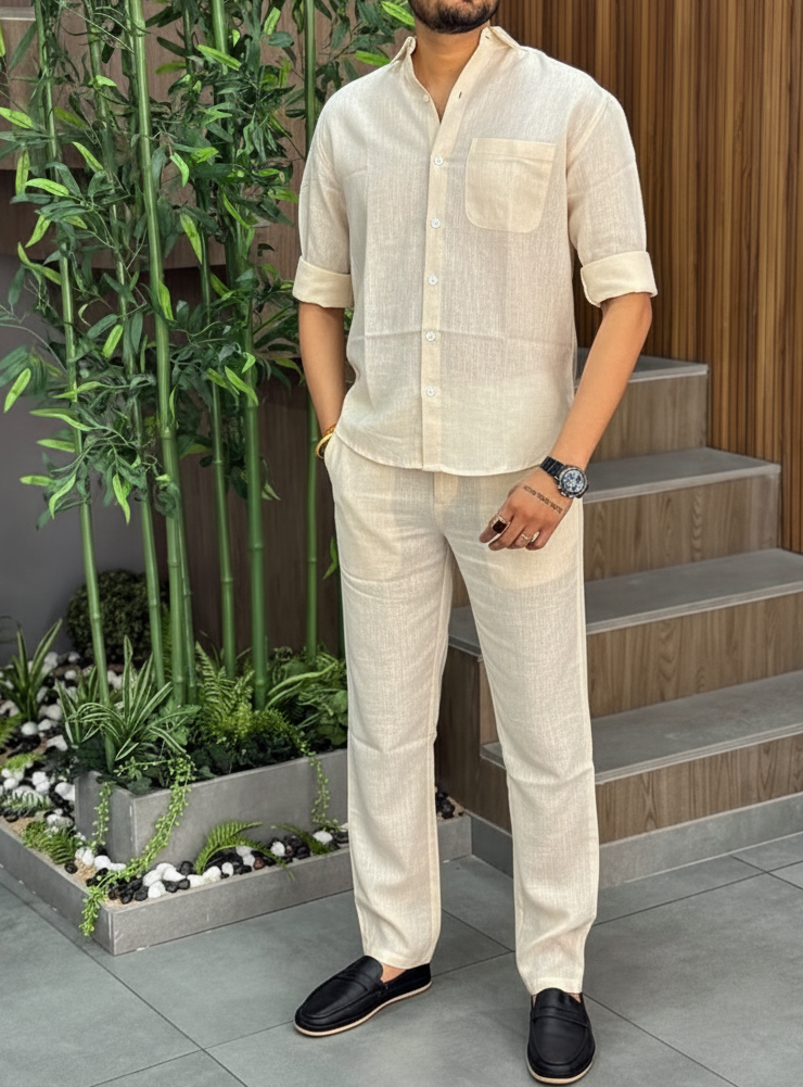 Linen Royale Co-ord Set – Signature Edition