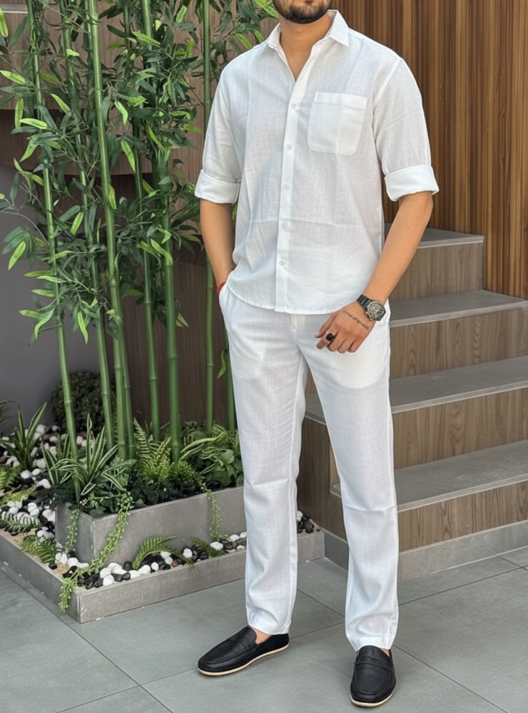 Linen Royale Co-ord Set – Signature Edition