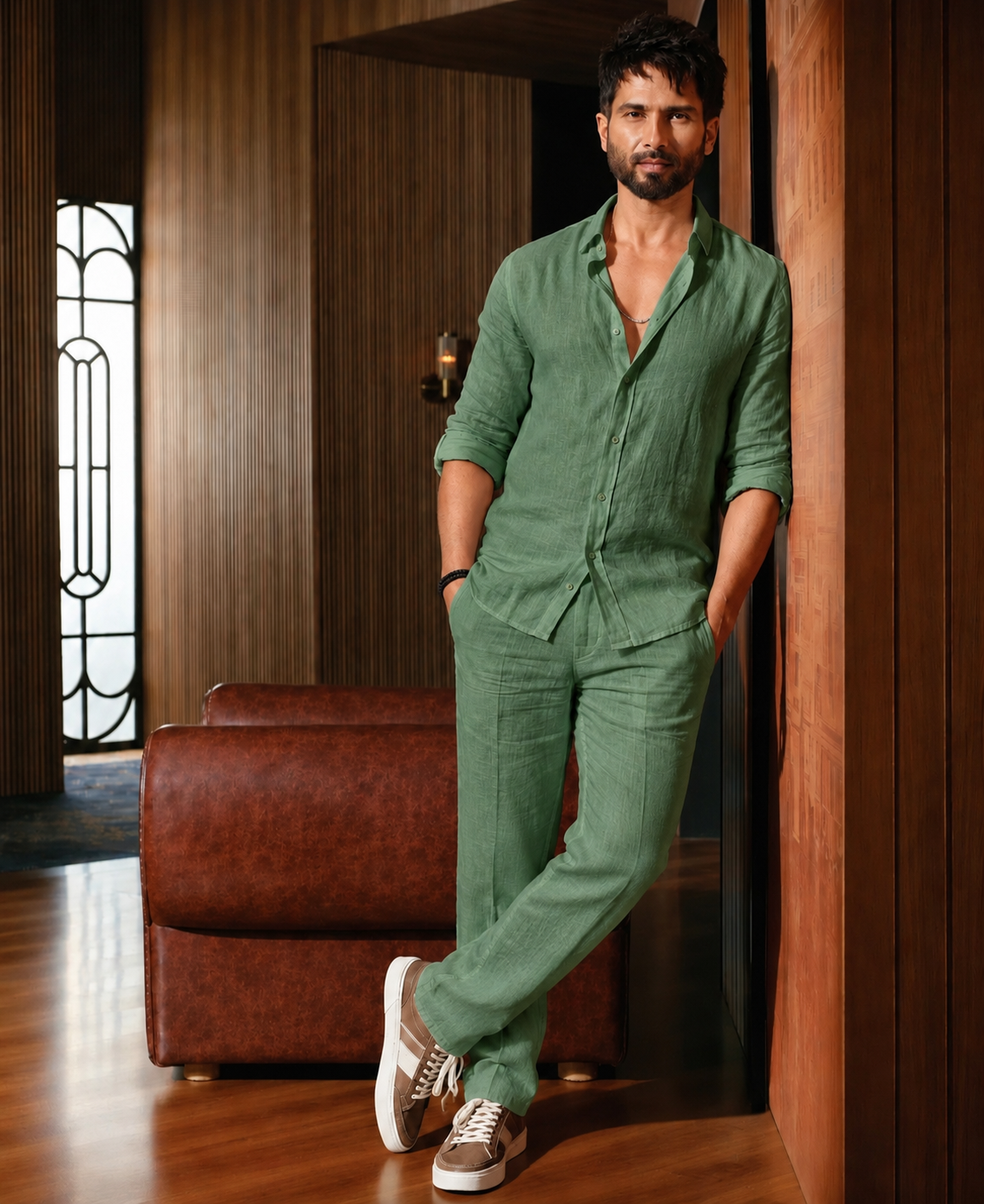 Crown Linen Co-Ord – Elite Collection