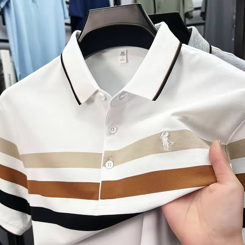 Timeless Atlas Crest Polo - Retro elegance with a modern flow.