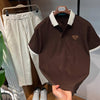 Old Money Tshirt And Korean Trosuer Men's Set