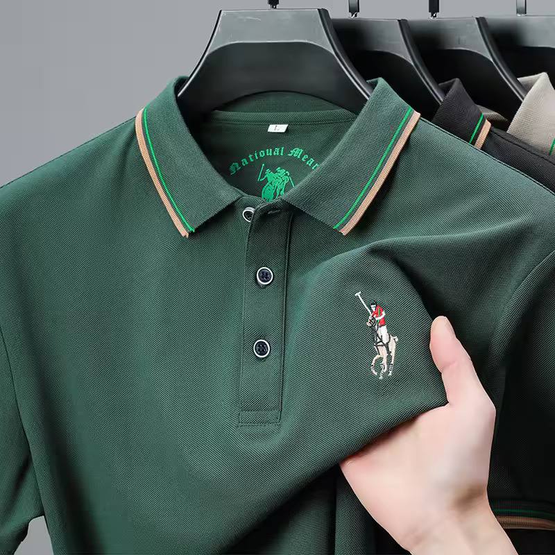 Emerald Rider Polo – Bold, refined, and timeless.