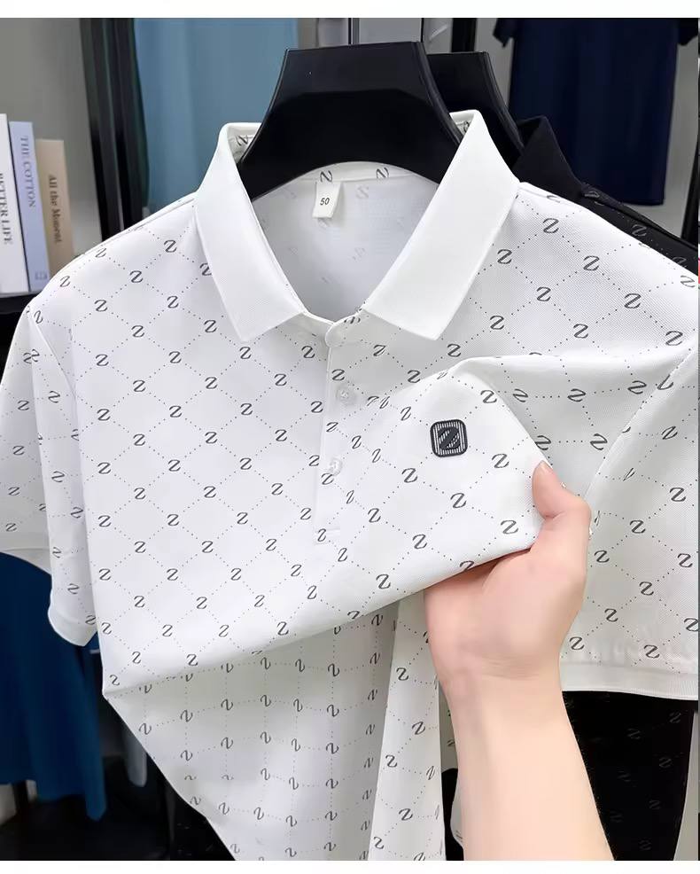 Midnight Monogram Polo